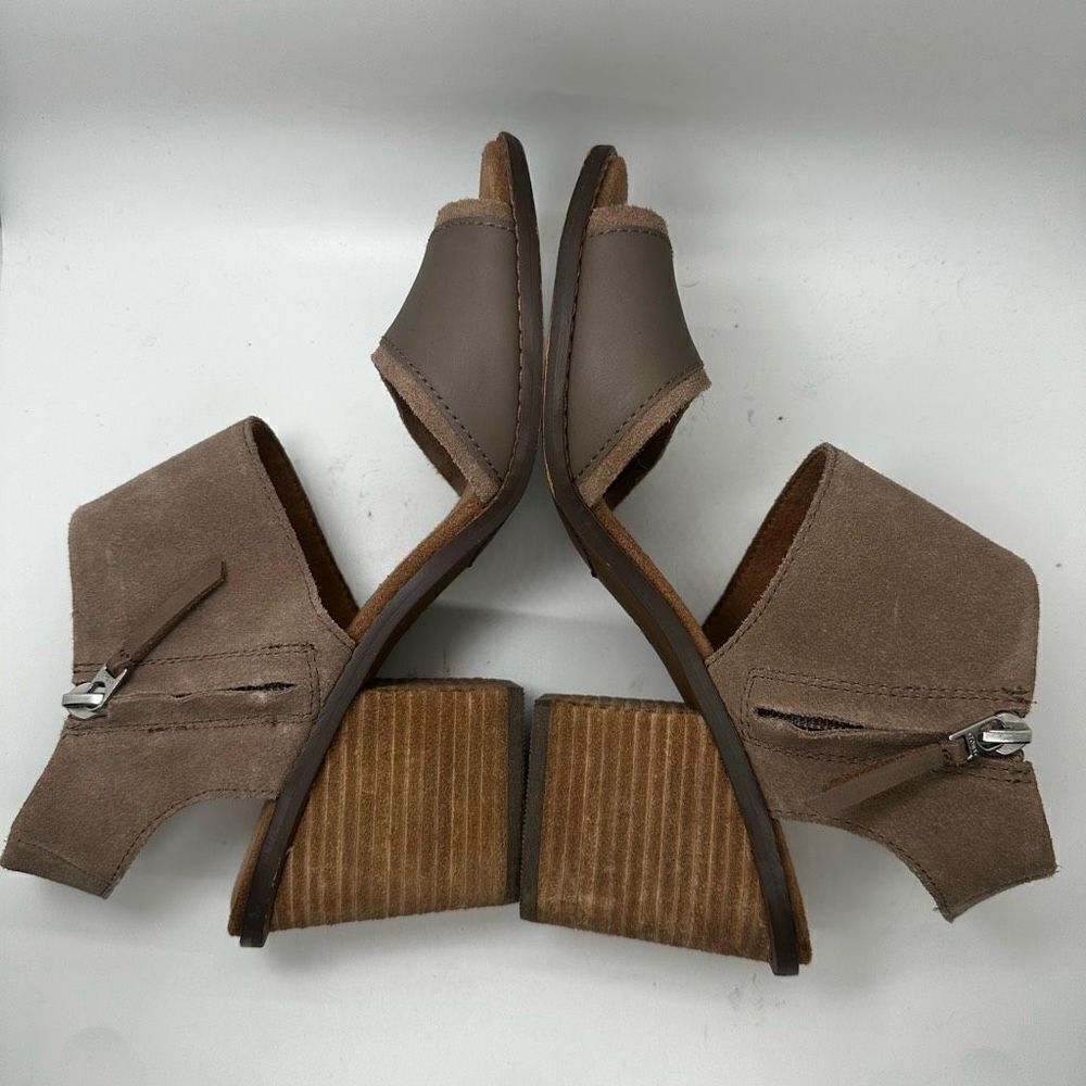 Toms Majorca Suede Block Ortholite Comfort Foam Sandals - Picture 7 of 11